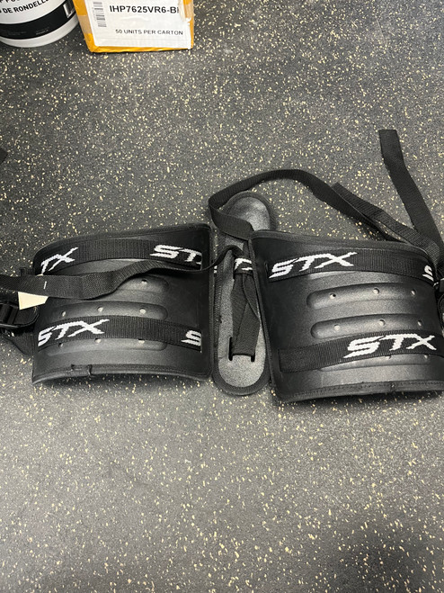 Vist Large View of Product Image Which is Used STX RIB Lacrosse Rib Pads Black MD 11774-S000080385