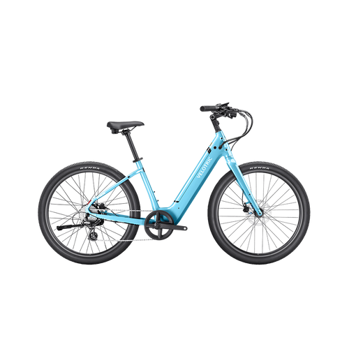 Vist Large View of Product Image Which is New Velotric Breeze 1 Cruiser E-Bike- Ocean Mist