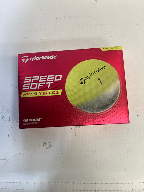 Vist Large View of Product Image Which is Used Taylormade TAYLORMADE SPEED SOFT YELLOW 12 Pack - Golf Balls 11843-S000013491