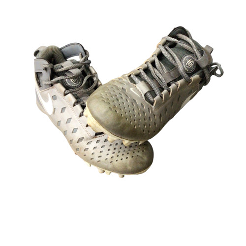 Vist Large View of Product Image Which is Used Nike LAX Cleats Boys Grey Junior 04.5 11760-S000074842