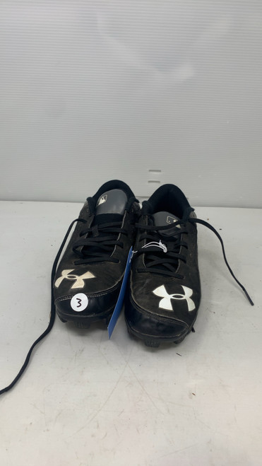 Used Under Armour BASEBALL BB/SB Cleats Black Junior 03 11795-S000023952