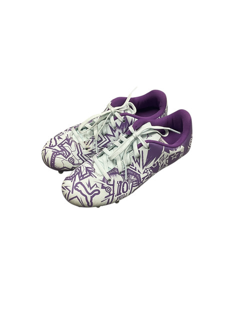 Used Puma 107500-06 Soccer Cleats Purple Junior 03 11733-S000186259