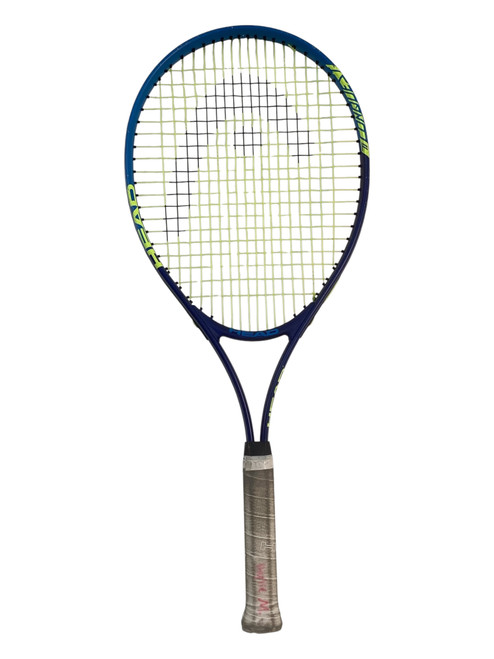 Vist Large View of Product Image Which is Used Head TI CONQUEST Adult Tennis Racquet Royal Blue 4 5/8"