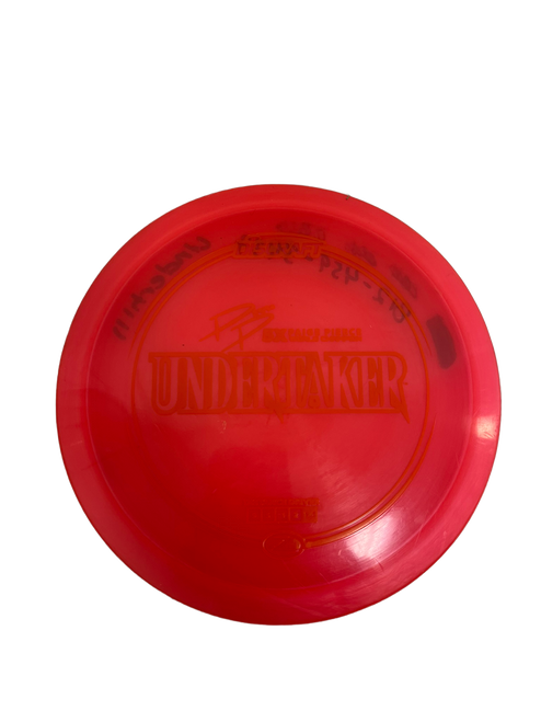 Vist Large View of Product Image Which is Used Discraft Z Undertaker 169g Red Disc Golf Driver 11692-S000135184