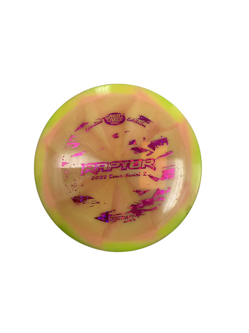 Vist Large View of Product Image Which is Used Discraft RAPTOR Disc Golf Driver Yellow 174g 11733-S000186275