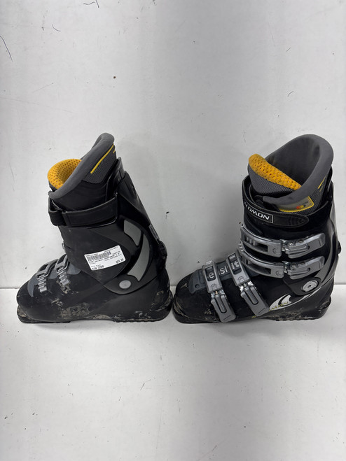 Vist Large View of Product Image Which is Used Salomon PERFORMA 6.0 Mens DH Ski Boot Black 255 MP - M07.5 - W08.5