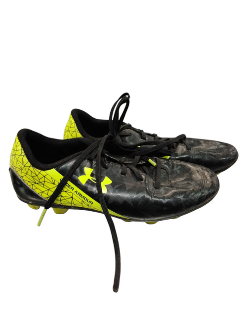Vist Large View of Product Image Which is Used Under Armour Soccer Cleats Black Junior 03