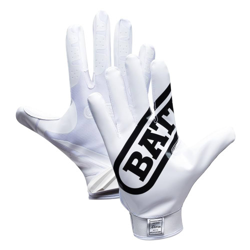 New BATTLE FB GLOVE WHT/WHT YL 11792-TAP9302YL