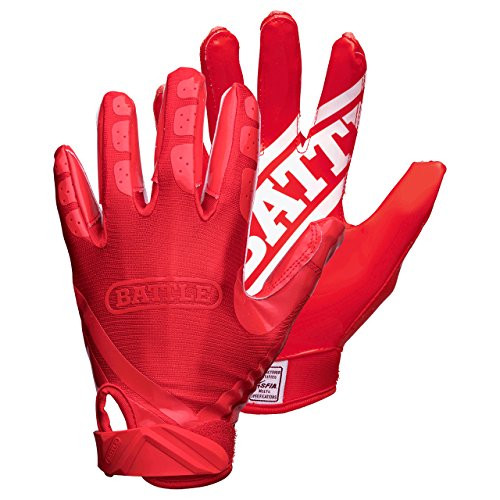 New BATTLE FB GLOVE RED/RED YL 11792-TAP9320YL