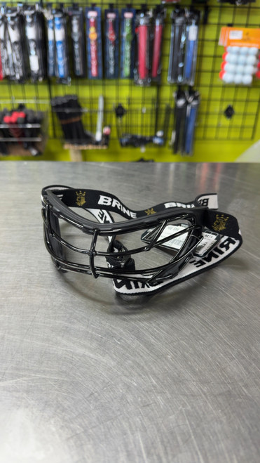 Vist Large View of Product Image Which is Used Brine DYNASTY 2 Lacrosse Facial Protect Black Senior