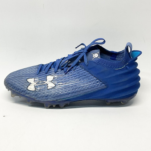 Vist Large View of Product Image Which is Used Under Armour BLUR Adult FB Cleats Royal Blue Senior 9.5 11805-S000059125