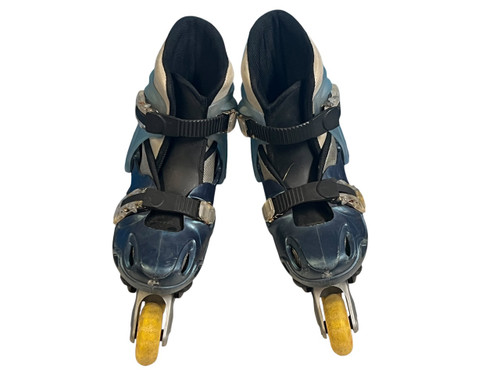 Vist Large View of Product Image Which is Used Pro-Tec ENERGY PRO 7 ADJ 2-4 Racing Inline Skates Navy Blue Adjustable