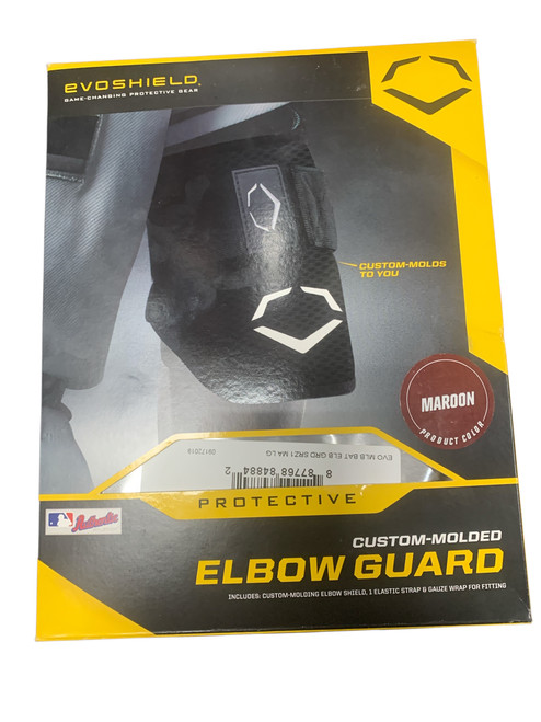 Vist Large View of Product Image Which is Used Evoshield BB/SB Elbow Protector Maroon