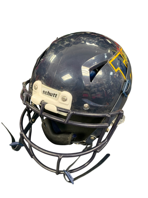 Vist Large View of Product Image Which is Used Schutt VENGEANCE PRO LTD FB Helmet Navy Blue SM