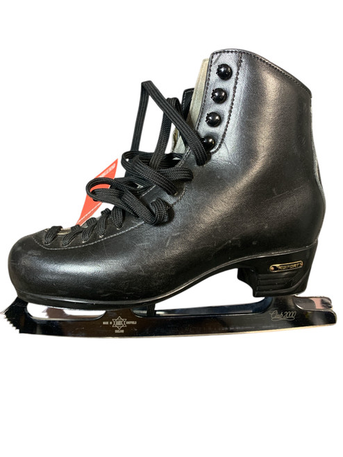 Vist Large View of Product Image Which is Used Risport LASER WomensFigure Skate Black Senior 13