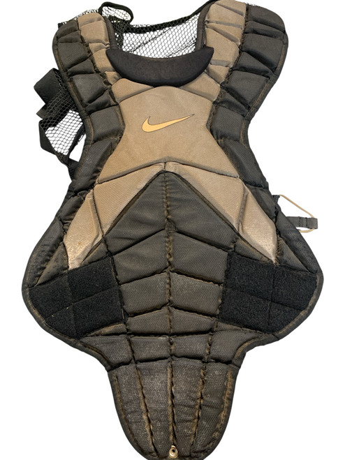 Vist Large View of Product Image Which is Used Nike CHEST Catchers Chest Protector Black Youth