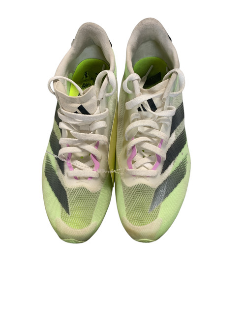 Vist Large View of Product Image Which is Used Adidas SPRINTSTAR Track & Field Cleats Jr Neon Green Junior 06