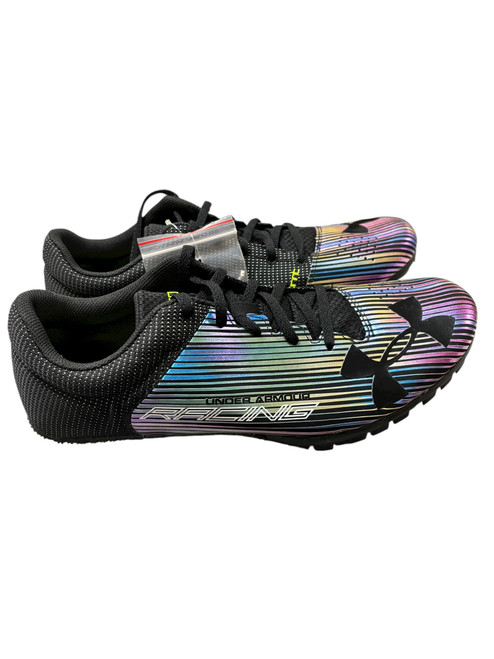 Vist Large View of Product Image Which is Used Under Armour Track & Field Cleats Adult Black Senior 11.5