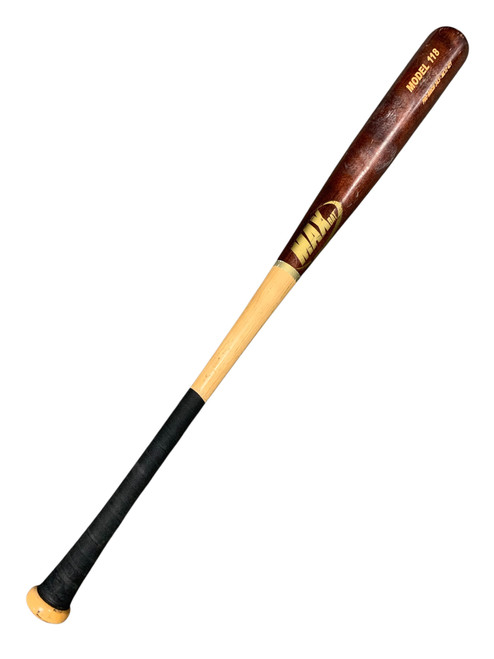 Vist Large View of Product Image Which is Used MAX BAT MODEL 118 BB/SB Wood Bat 33 1/2"