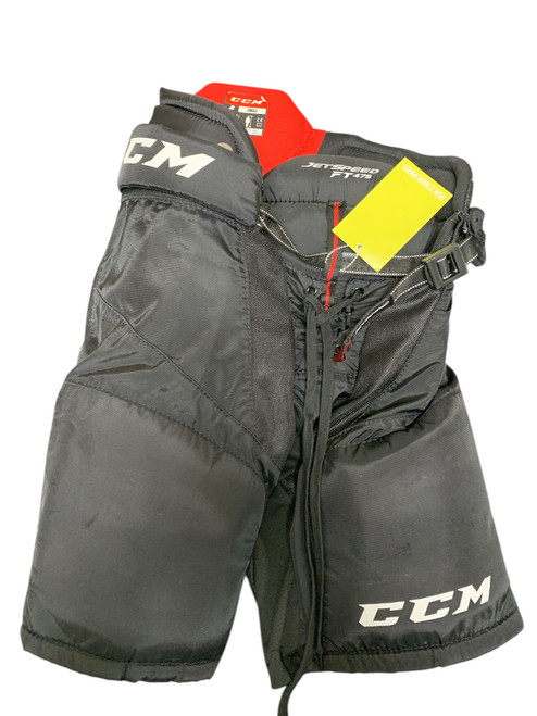 Vist Large View of Product Image Which is Used CCM JETSPEED FT475 JR S PANTS Junior Pant Black SM