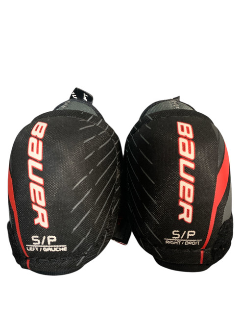 Vist Large View of Product Image Which is Used Bauer LIL SPORT Youth Elbow Pads LG