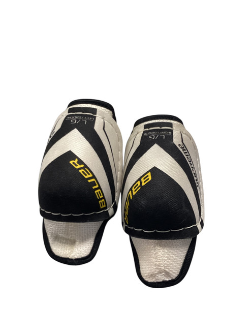 Vist Large View of Product Image Which is Used Bauer SUPREME Youth Elbow Pads LG