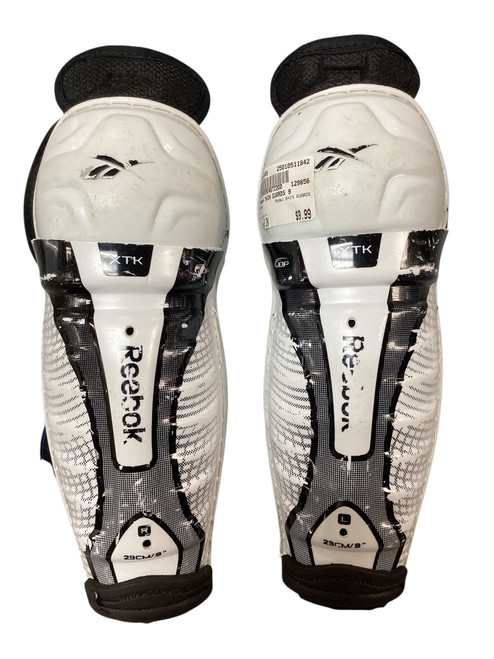 Vist Large View of Product Image Which is Used Reebok SHIN GUARDS Youth Shin Guards White 9"