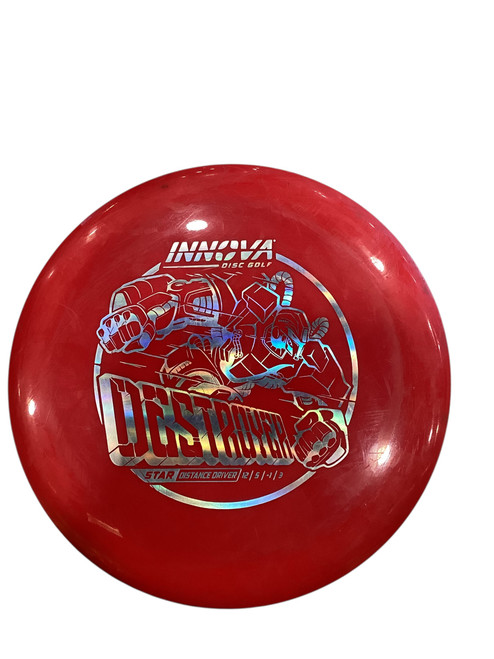 Vist Large View of Product Image Which is Used Innova DESTROYER Disc Golf Driver Red 11884-S000045461