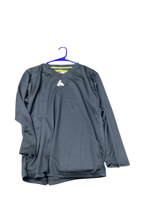 Vist Large View of Product Image Which is New PRACTICE JERSEY BLK JR L/XL