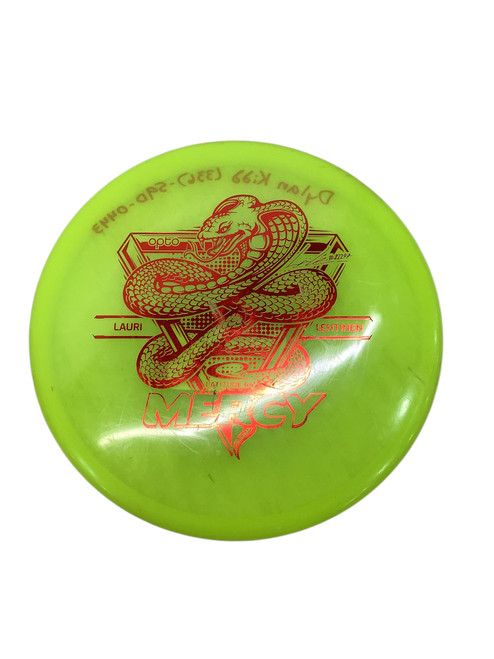 Vist Large View of Product Image Which is Used Latitude 64 MERCY OPTO Disc Golf Putter Optic Yellow 11347-S000245884