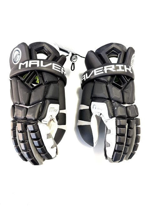 Used Maverik 2025 MAX LAX Goalie Gloves M Black 12" 11860-S000290339