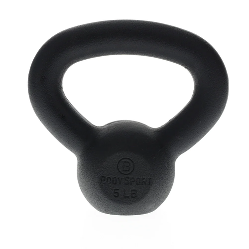 Vist Large View of Product Image Which is Body Sport Cast Iron Kettlebell