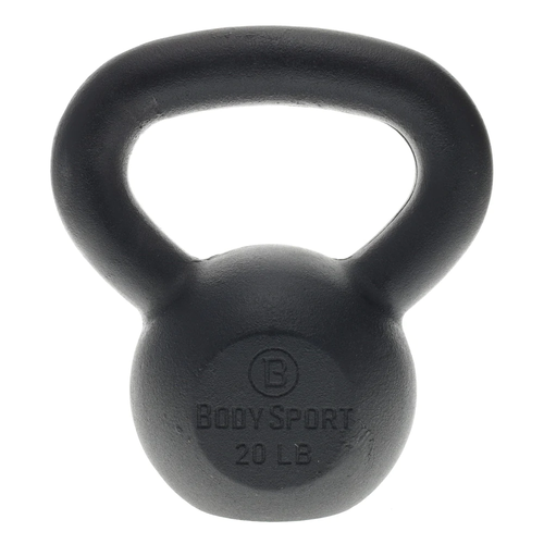 Vist Large View of Product Image Which is Body Sport Cast Iron Kettlebell
