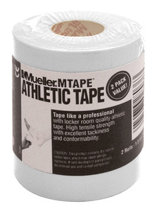 Vist Large View of Product Image Which is New MUELLER ATHLETIC TAPE 2-PK WHITE