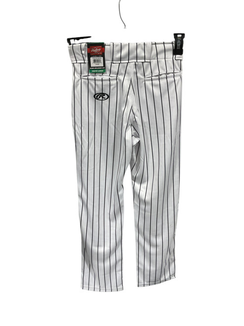 Vist Large View of Product Image Which is Used Rawlings BB PANT BB/SB Pant Boys White LG 11847-S000026053