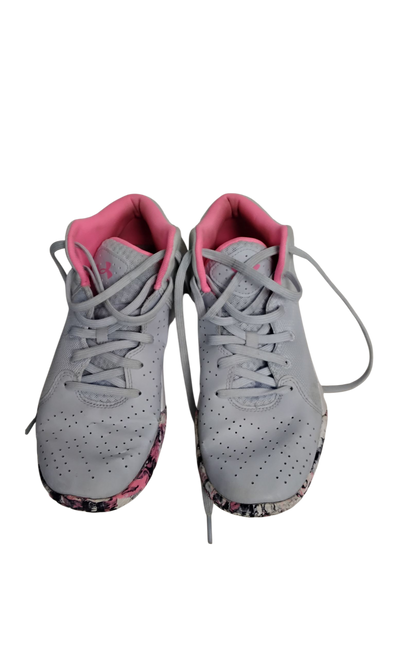 Vist Large View of Product Image Which is Used Under Armour Basketball Shoes W Grey Senior 7