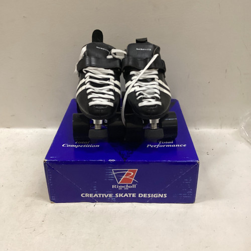 Used Riedell 265 SKATES Senior Roller Quad Skates Black Senior 7 11725-S000484882
