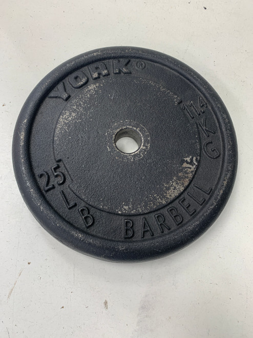 Vist Large View of Product Image Which is Used York Standard Plate (Each) Black 25 lb 11891-S000301171