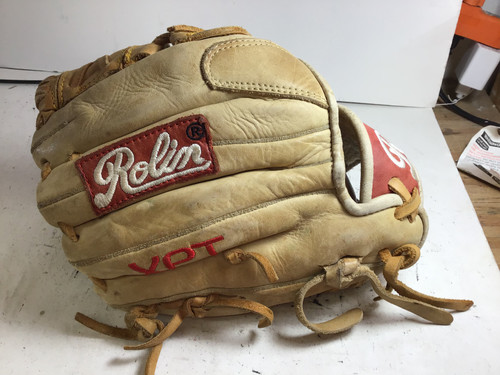 Vist Large View of Product Image Which is Used ROLIN JJ-01 BB/SB Glove RH Throw Brown 12"