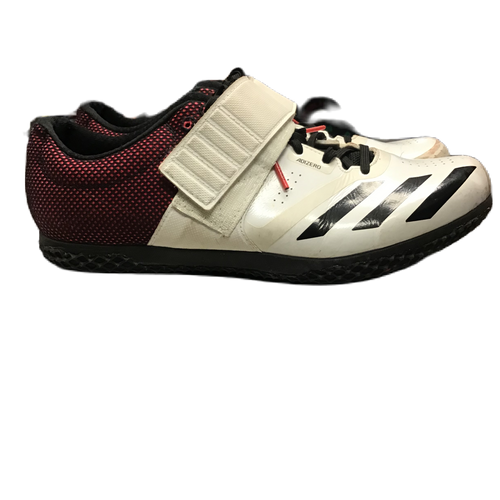 Vist Large View of Product Image Which is Used Adidas Adizero HJ Track & Field Cleats Adult White Senior 11
