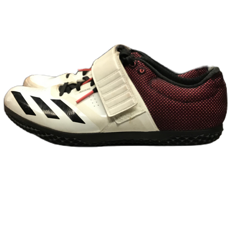 Used Adidas B37490 Track & Field Cleats Adult White Senior 11 11730-S000064446