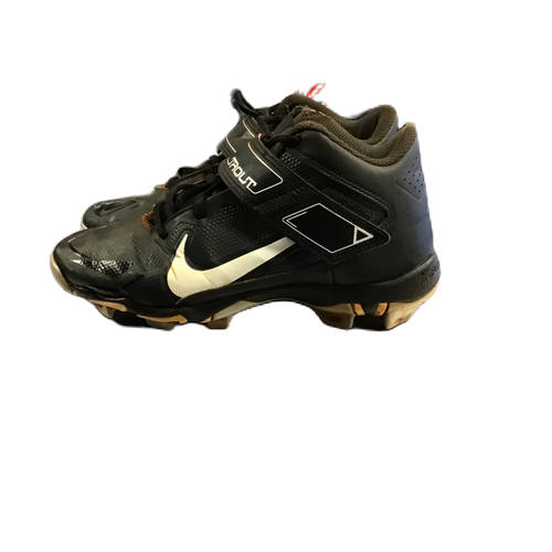 Used Nike CZ5910-011 BB/SB Cleats Black Junior 05 11730-S000064479
