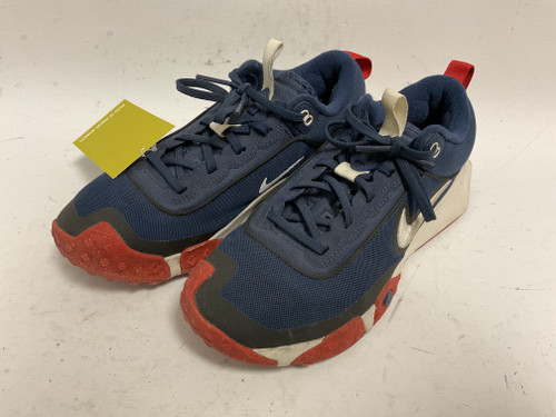 Used Nike Air Diamond Varsity DZ0502-401 BB/SB Cleats White/Red/Navy Senior 7.5 11855-S000183894