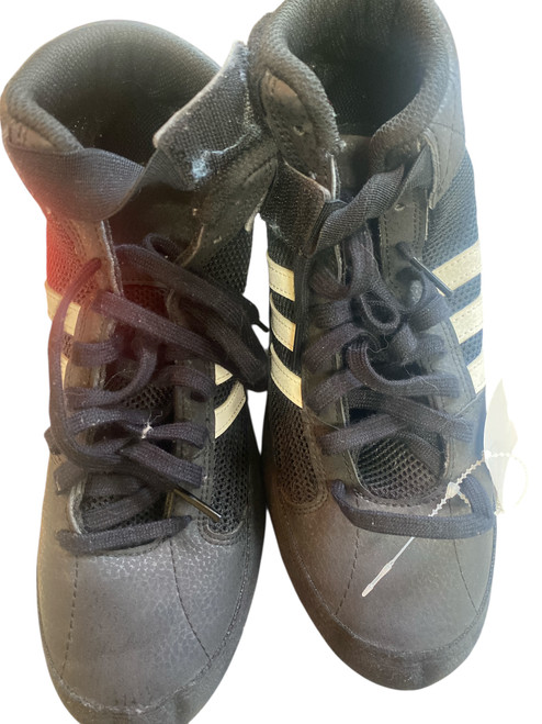 Used Adidas Wrestling Shoes Black Senior 6 11732-S000351997