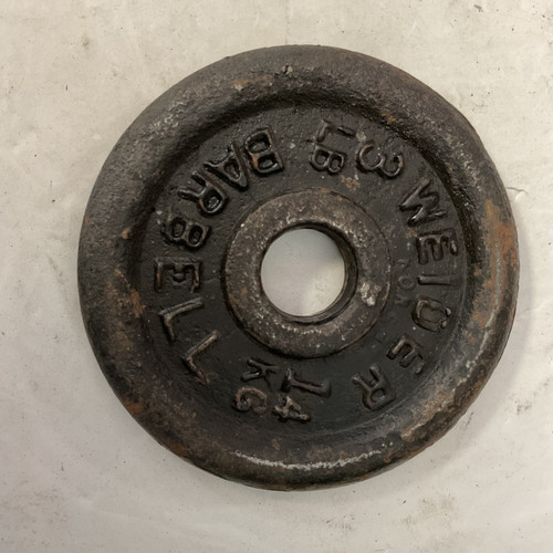 Vist Large View of Product Image Which is Used Weider Standard Plate Black 3 lb 11855-S000183924