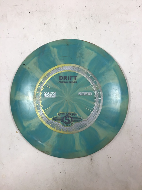 Vist Large View of Product Image Which is Used Streamline COSMIC NEUTRON DRIFT Disc Golf Driver Royal Blue 170g