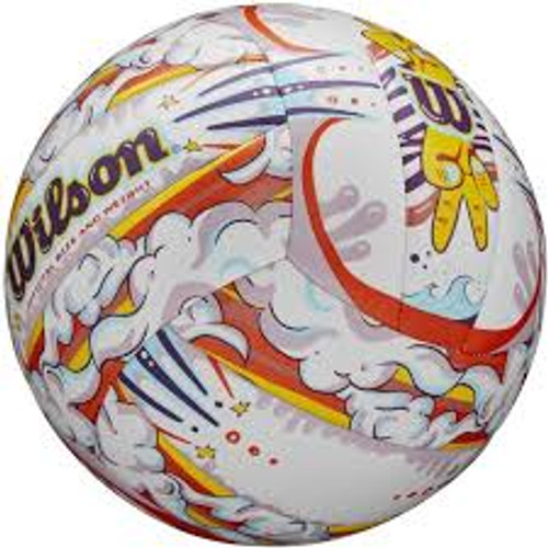 Vist Large View of Product Image Which is New Wilson Graffiti Peace Beach Volleyball 11698-WILWV2000504IDOF