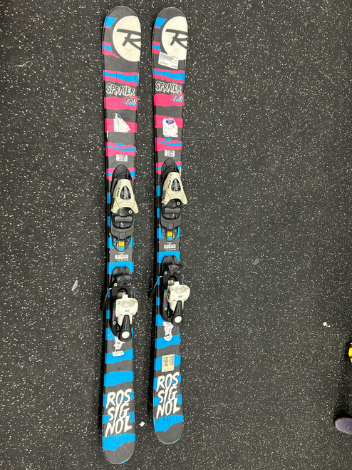 Vist Large View of Product Image Which is Used Rossignol SPRAYER Boys DH Ski/Binding Pink 125 cm