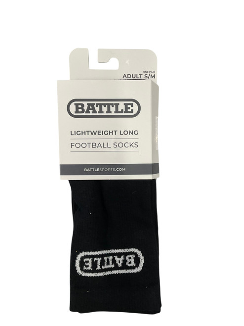 New BLK FBALL SOCKS ADULT S/M 11838-BAT35AP30003ASM
