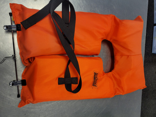 Vist Large View of Product Image Which is Used Adult PFD Orange S/M